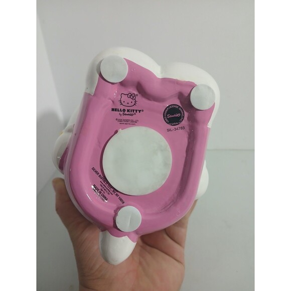 Sanrio Hello Kitty Sitting Ceramic Piggy Bank Pink Bow 8" Home Decor Kawaii - Picture 7 of 7